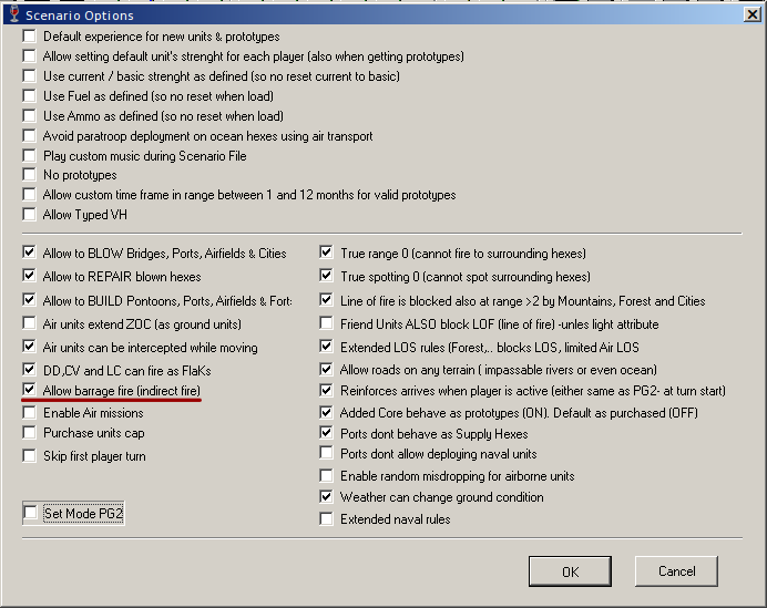 Allow barrage fire on Suite Scenario Options