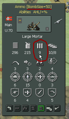Checking Bomber Size in game