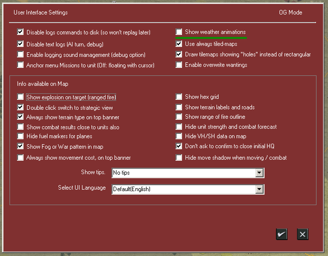 UI Settings: disable weather animations