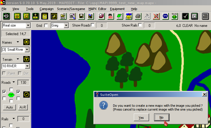 Refusing to create a new .mapx file